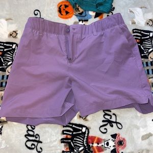 Purple under armor golf shorts